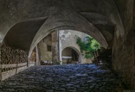 Alter Burghof in Südtirol