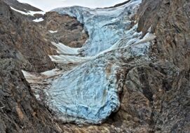 schwindender Gletscher